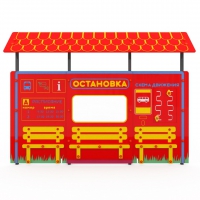 Учебно-игровой макет "Остановка" мобильный - «globural.ru» - Нижняя Тура