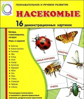 Демонстрационные карточки "Насекомые" - «globural.ru» - Нижняя Тура