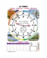 Le temps. Учебно наглядные пособия по французскому языку - «globural.ru» - Нижняя Тура