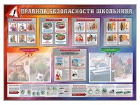 Стенд-уголок "Правила безопасности школьника" - «globural.ru» - Нижняя Тура