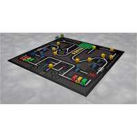 Соревновательное поле с элементами MakeX Stater Arenas Kit - «globural.ru» - Нижняя Тура