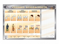 Электрифицированный стенд "Техника безопасности" с маркерными полями - «globural.ru» - Нижняя Тура