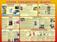 Стенд "Уголок гражданской защиты" - «globural.ru» - Нижняя Тура