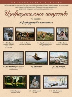Набор репродукций "Изобразительное искусство" 4 класс (10 репродукций) - «globural.ru» - Нижняя Тура