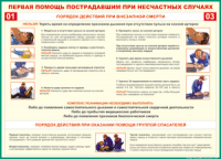 Таблица Порядок действий при внезапной смерти 1000*1400 винил - «globural.ru» - Нижняя Тура
