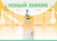 Стенд "Юный химик" (вариант 1) - «globural.ru» - Нижняя Тура