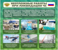 Стенд "Неотложные работы при ликвидации ЧС" - «globural.ru» - Нижняя Тура