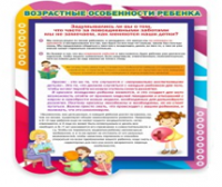 Стенд "Возрастные особенности ребенка" - «globural.ru» - Нижняя Тура