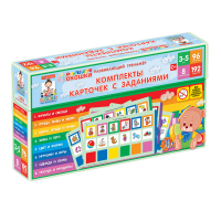 Развивающий тренажёр "Разноцветные окошки" 3-5 лет. Дополнительный набор карточек к базовому комплекту - «globural.ru» - Нижняя Тура