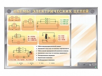 Электрифицированный стенд "Схемы электрических цепей" с маркерными полями - «globural.ru» - Нижняя Тура