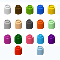 Элемент конструктора одиночный одноцветный Color Blocks 100 штук - «globural.ru» - Нижняя Тура