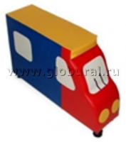 Напольная мягкая игрушка "Грузовик" каталка - «globural.ru» - Нижняя Тура