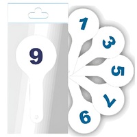 Касса-веер цифр от 0 до 9 - «globural.ru» - Нижняя Тура