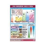 Таблица демонстрационная "Этапы взаимодействия человека и природы" (винил 70x100) - «globural.ru» - Нижняя Тура