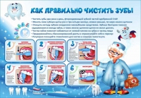 Стенд "Как правильно чистить зубы" - «globural.ru» - Нижняя Тура