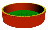 Сухой бассейн круглый - «globural.ru» - Нижняя Тура
