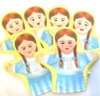 Набор кукол - рукавичек  "Эмоции. Девочки" - «globural.ru» - Нижняя Тура