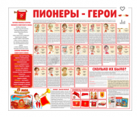 Тематический стенд "Пионеры-герои" - «globural.ru» - Нижняя Тура