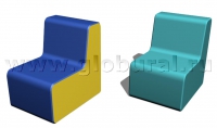 Прямоугольный стул 50*60*60/32см (ВИК) - «globural.ru» - Нижняя Тура