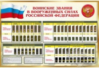 Стенд "Воинские звания в вооруженных силах российской федерации" - «globural.ru» - Нижняя Тура