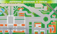 Доска магнитно-маркерная панорамная "Дорожное движение в городе" - «globural.ru» - Нижняя Тура
