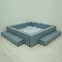 Сухой бассейн с шариками и RGB-подсветкой 190х190 см - «globural.ru» - Нижняя Тура
