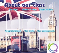 Стенд "About our class" - «globural.ru» - Нижняя Тура