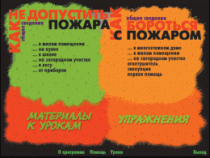 Основы пожарной  безопасности. (Электронное учебное пособие по курсу ОБЖ) - «globural.ru» - Нижняя Тура