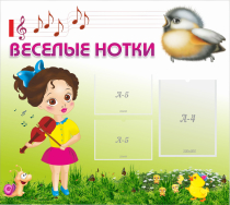 Стенд "Веселые нотки" - «globural.ru» - Нижняя Тура