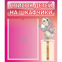 Стенд "Список на шкафчики" - «globural.ru» - Нижняя Тура