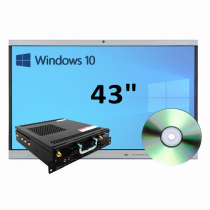 Интерактивная панель 43" (встроенный ПК, Win10) - «globural.ru» - Нижняя Тура