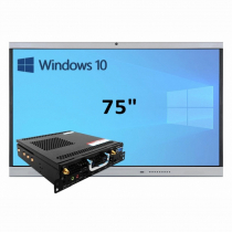 Интерактивная панель 75" (встроенный ПК, Win10, Intel i5) - «globural.ru» - Нижняя Тура