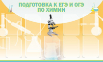 Стенд "Подготовка к ЕГЭ и ОГЭ по химии вариант 2 (9 карманов)" - «globural.ru» - Нижняя Тура