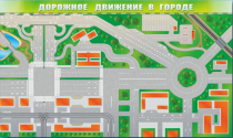 Доска магнитно-маркерная панорамная "Дорожное движение в городе" - «globural.ru» - Нижняя Тура