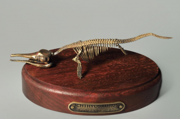 Модель скелета ихтиозавра Ichthyosaurus - «globural.ru» - Нижняя Тура
