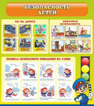 Стенд "Безопасность детей" (вариант 1) - «globural.ru» - Нижняя Тура