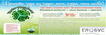 Стенд "Бережем природу вместе" - «globural.ru» - Нижняя Тура