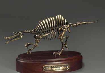 Модель скелета динозавра Spinosaurus - «globural.ru» - Нижняя Тура